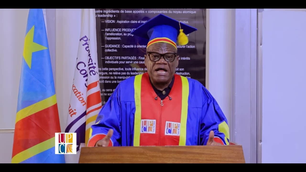 Discours du Recteur de l'UPC lors de la collation des grades académiques