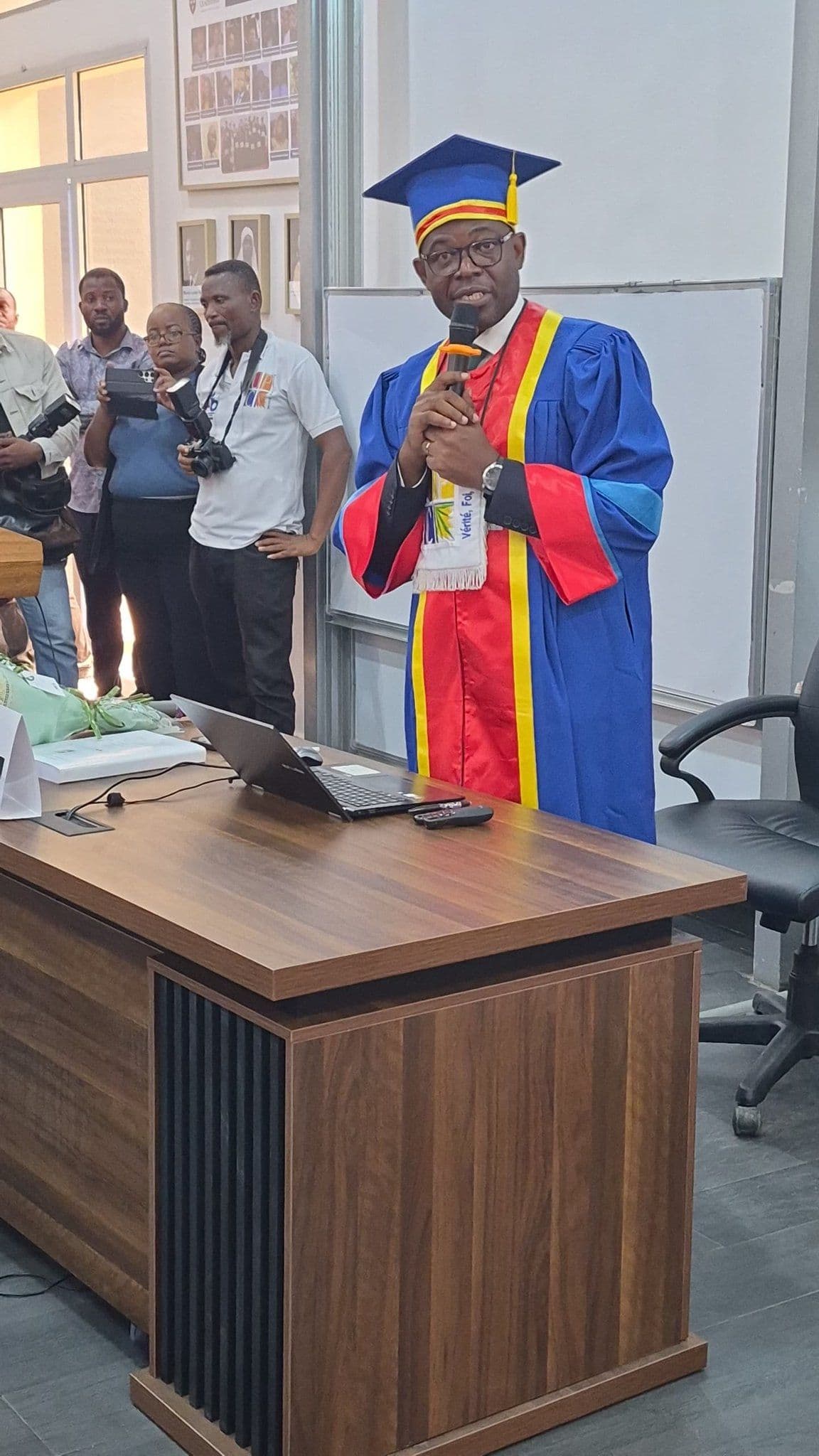 L’Université Protestante au Congo (UPC) adresse ses félicitations à Monsieur Patrick Lukau Ebonda à l’occasion
