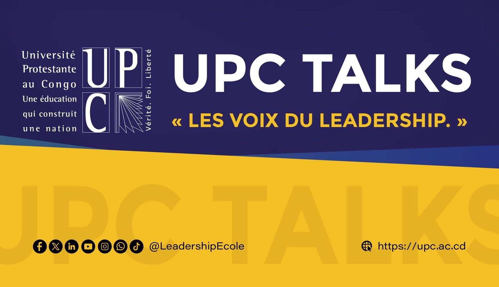 Fidèle à sa mission de promotion de l’excellence et de valorisation de ses diplômés, l’Université Protestante