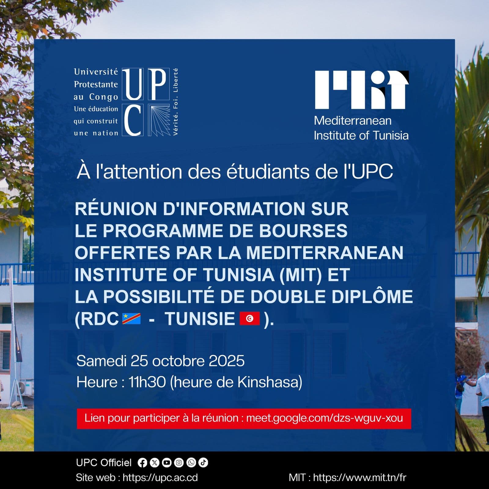 Bourses d’études.