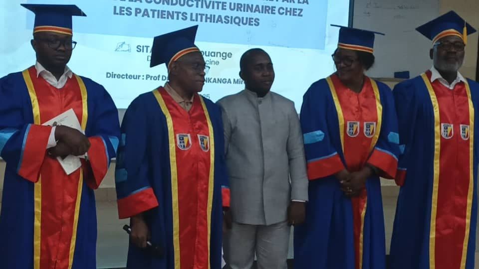 Félicitations au Dr Sita Luemba Louange pour la défense de son mémoire de spécialisation en biologie clinique,