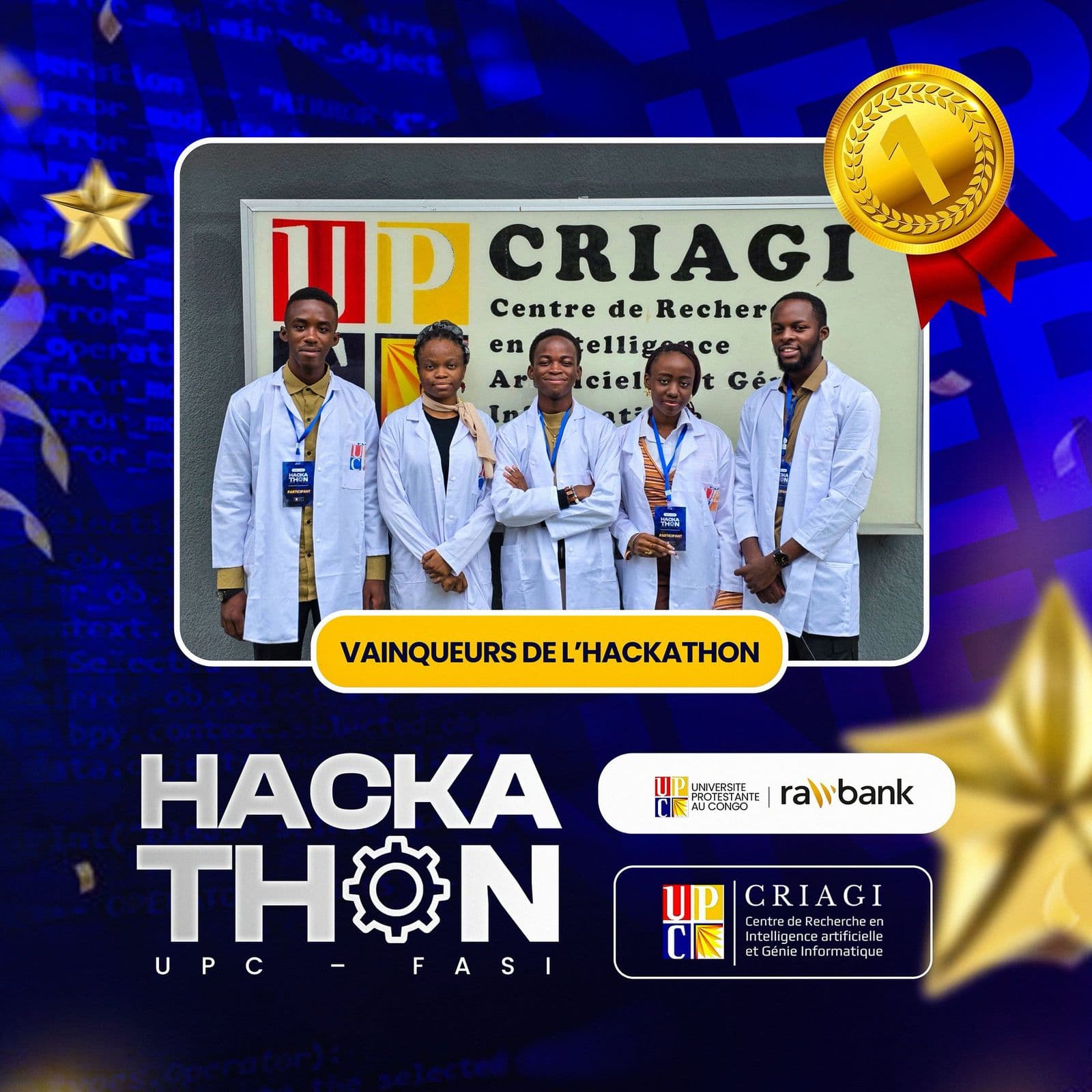 Les 5 meilleures équipes du hackathon