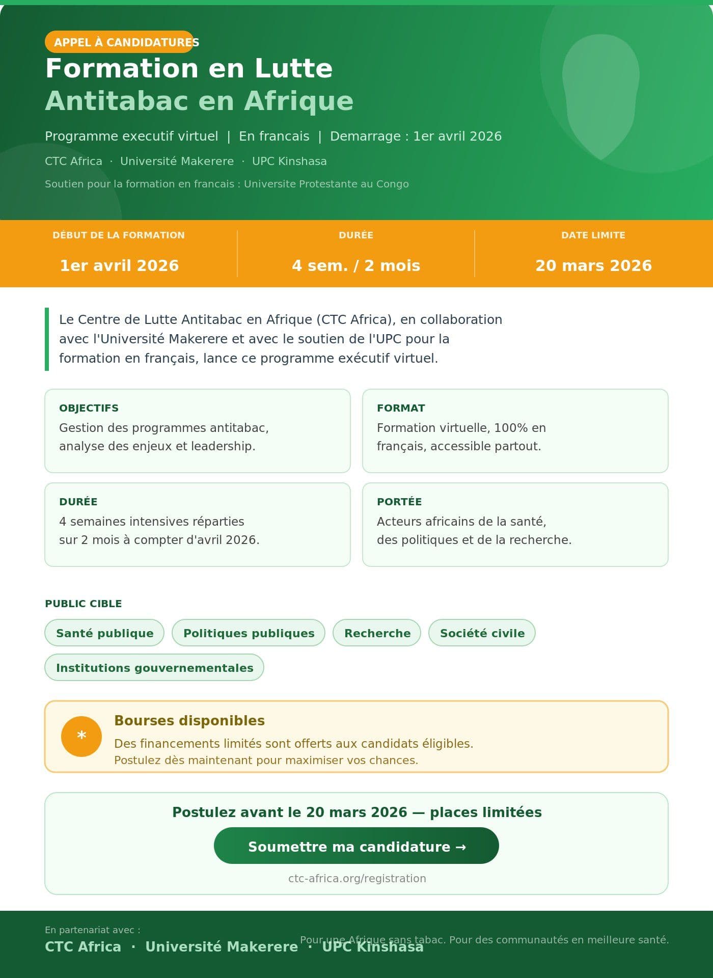 Appel à candidatures.
