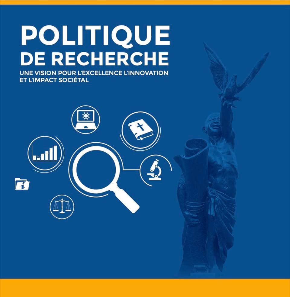 Couverture de la brochure « Politique de recherche » de l'Université Protestante au Congo