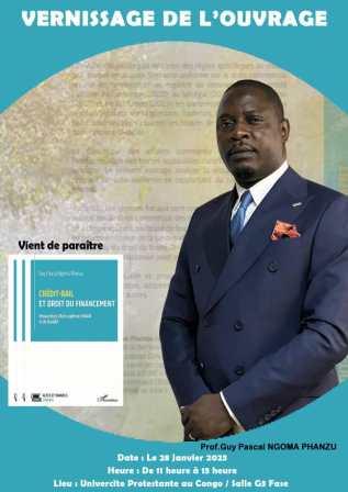 affiche vernissage prof ngoma