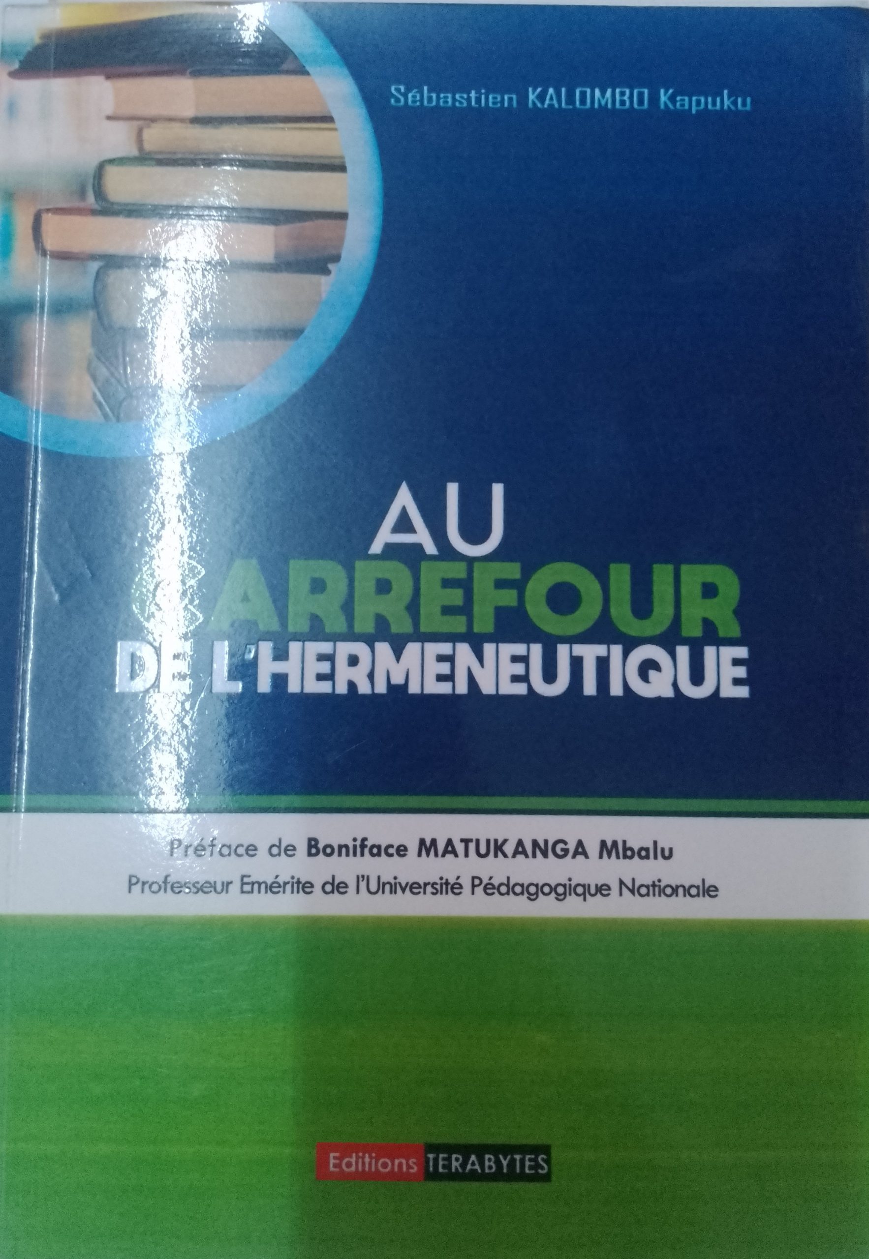 couverture du livre du Prof kalombo